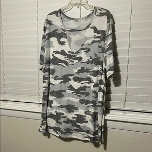 Gray Camouflage T-Shirt